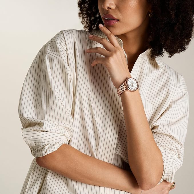 Fossil Gilmore Pink Quartz Stainless Steel Watch