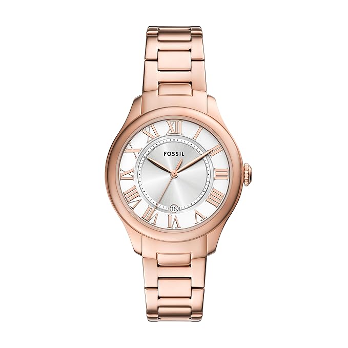 Fossil Gilmore Pink Quartz Stainless Steel Watch