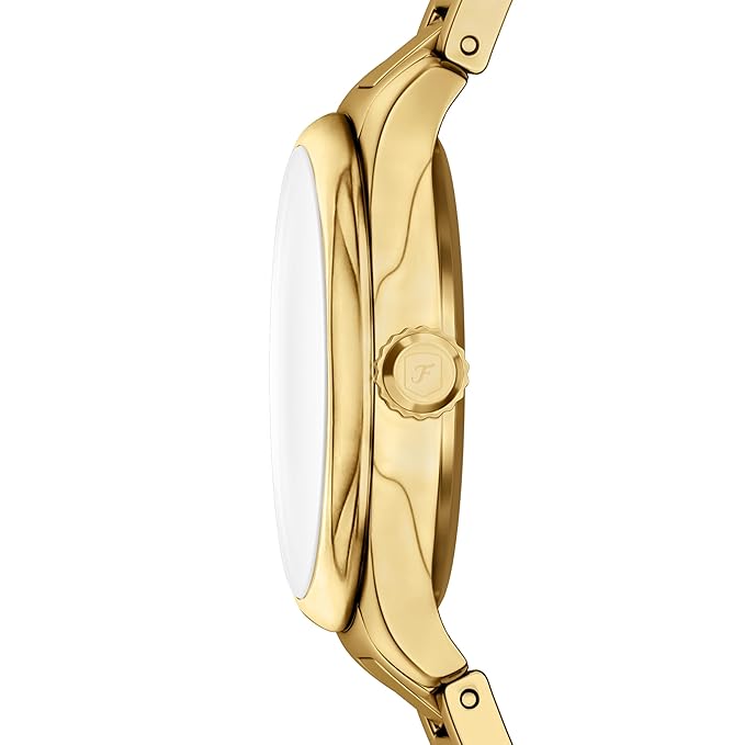 Fossil Gilmore Gold Quartz Stainless Steel