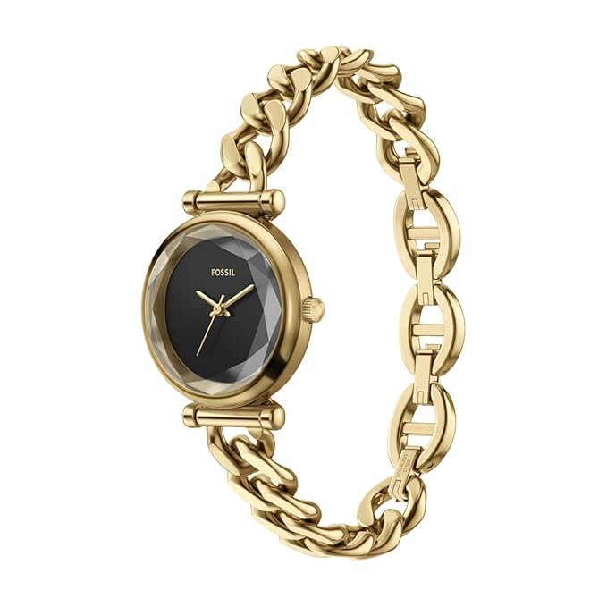 Fossil Carlie Gold Quartz Stainless Steel Watch