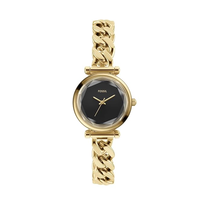 Fossil Carlie Gold Quartz Stainless Steel Watch