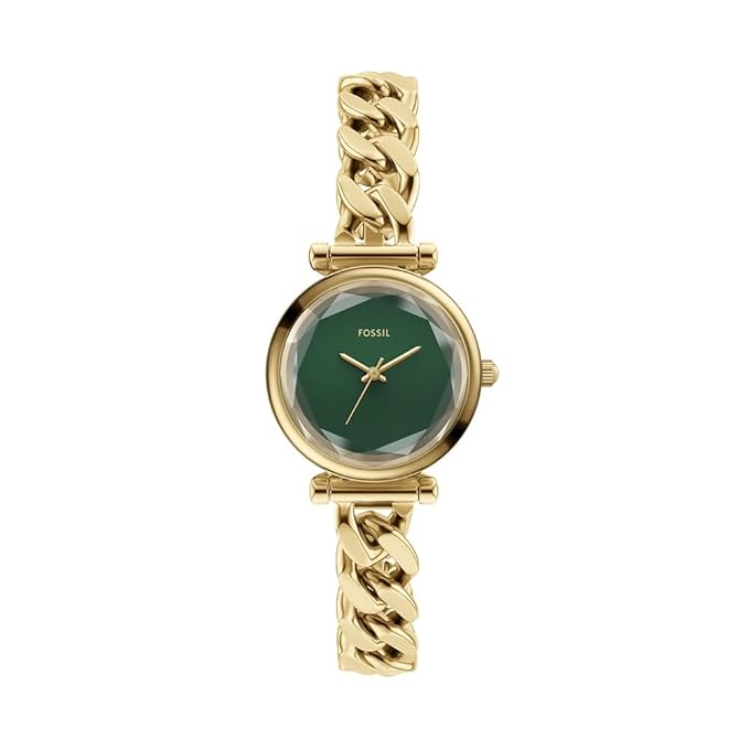 Fossil Carlie Gold Quartz Stainless Steel Watch