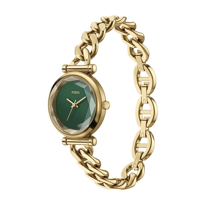 Fossil Carlie Gold Quartz Stainless Steel Watch