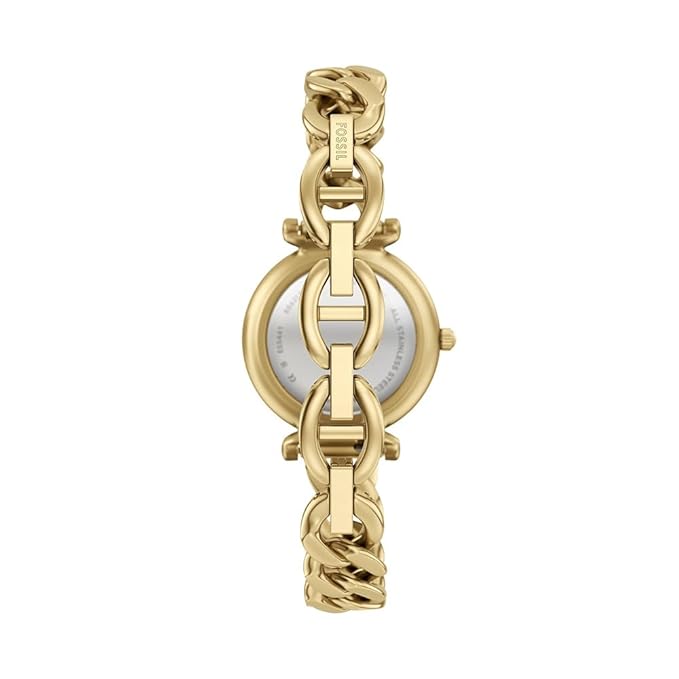 Fossil Carlie Gold Quartz Stainless Steel Watch