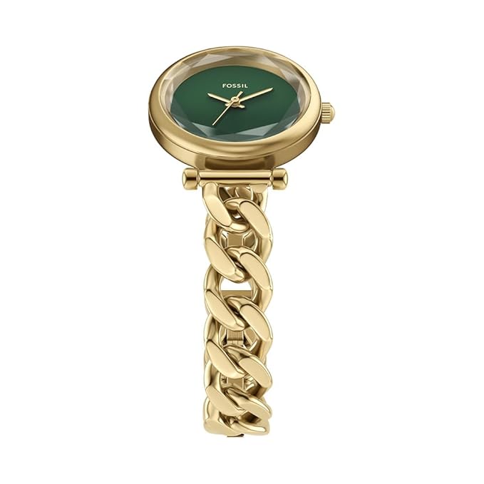 Fossil Carlie Gold Quartz Stainless Steel Watch