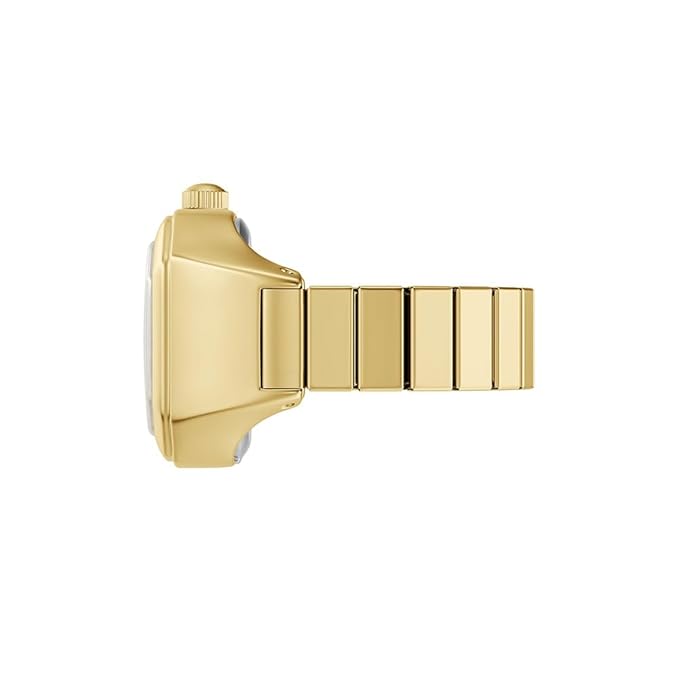 Fossil Harlow Watch Ring Gold Quartz Stainless Steel Watch