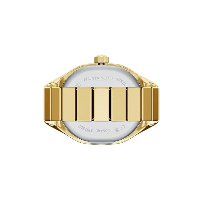 Fossil Harlow Watch Ring Gold Quartz Stainless Steel Watch