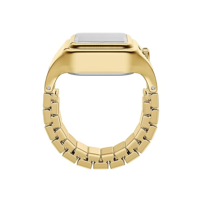 Fossil Raquel Watch Ring Gold Quartz Stainless Steel Watch