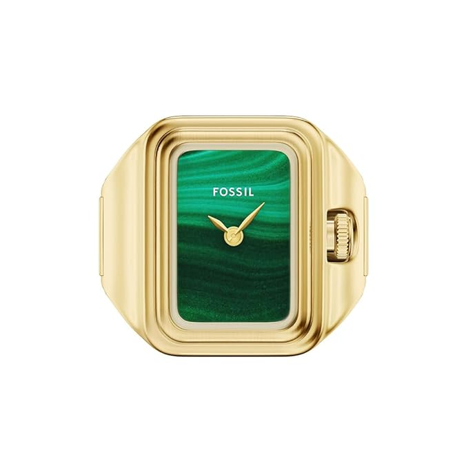 Fossil Raquel Watch Ring Gold Quartz Stainless Steel Watch