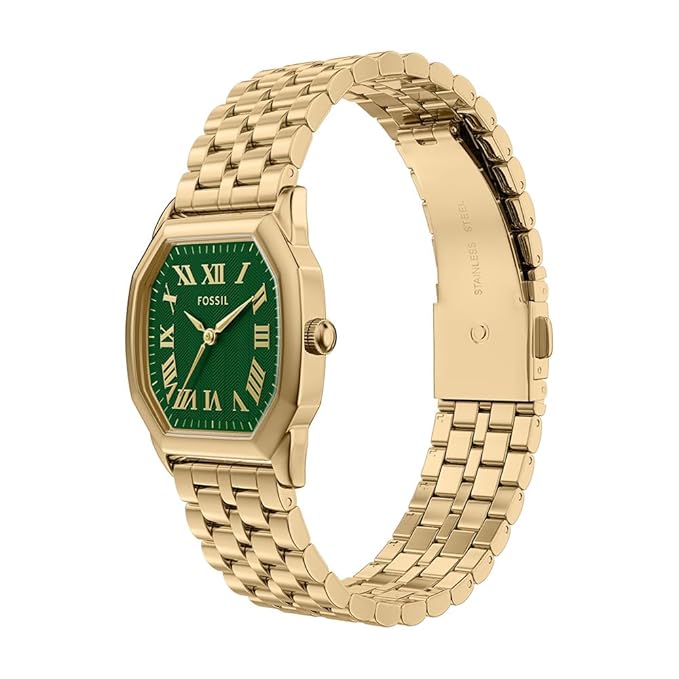 Fossil Harlow Gold Quartz Stainless Steel Watch