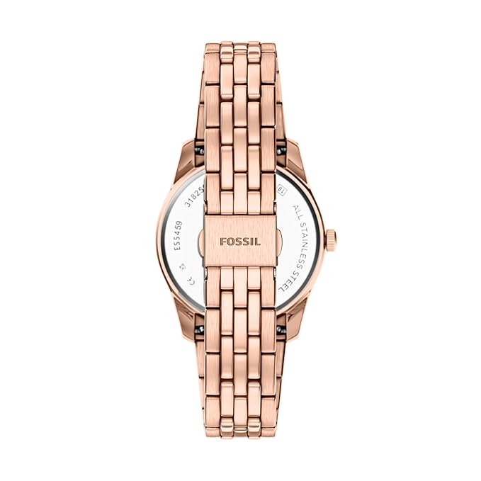 Fossil Scarlette Rose Gold Quartz Stainless Steel Watch
