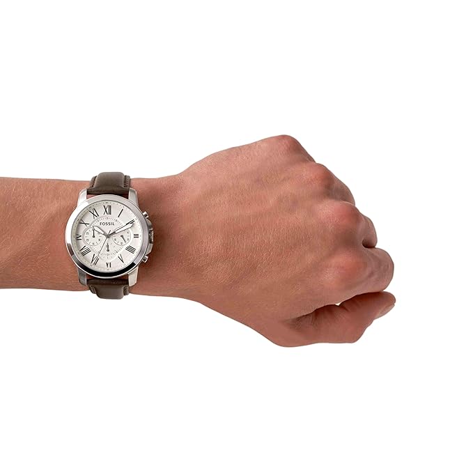 Fossil Grant Chronograph Beige Dial Men's Watch