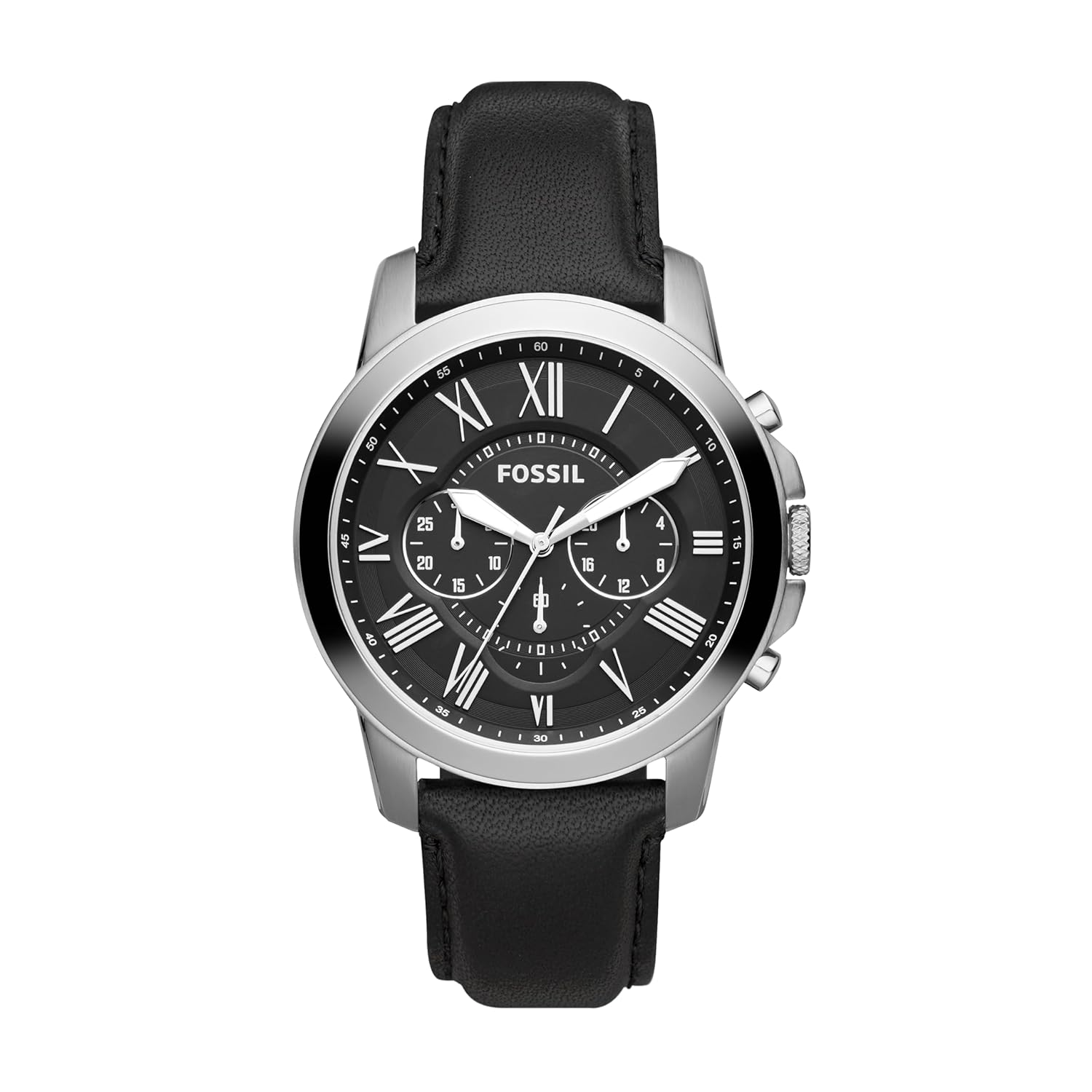 Fossil Grant Chronograph Black Dial Men's Watch