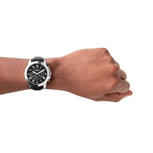 Fossil Grant Chronograph Black Dial Men's Watch