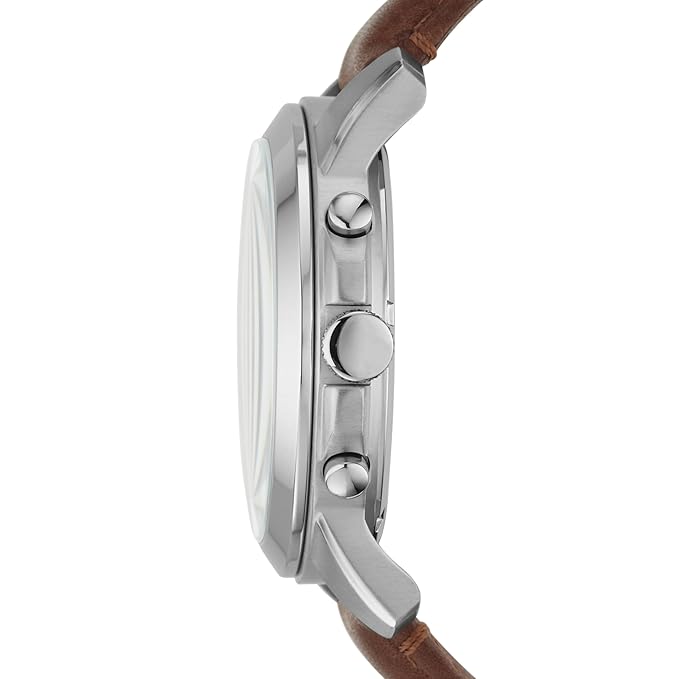 Fossil Chronograph men Grant Brown Quartz Leather Watch