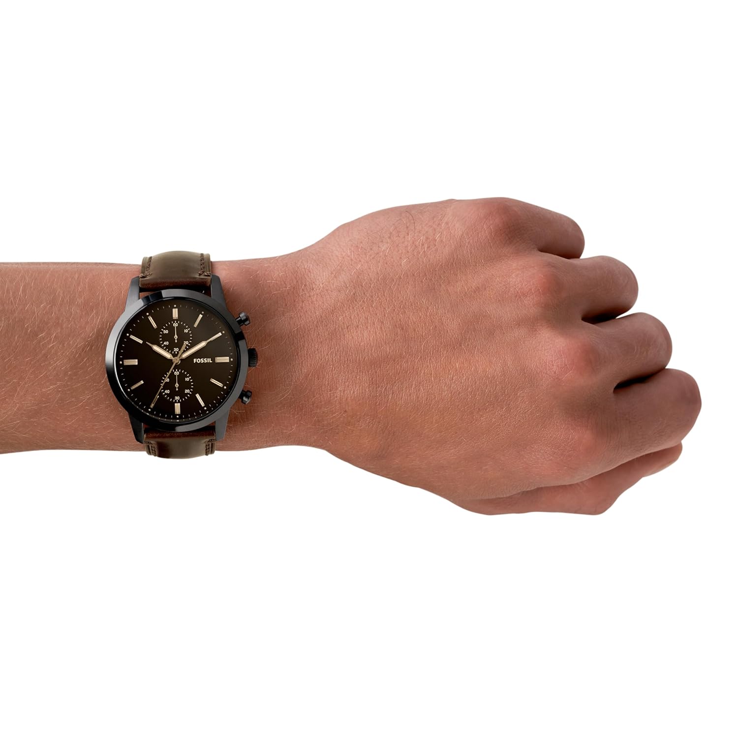 Fossil Analog Black Dial Men's Watch