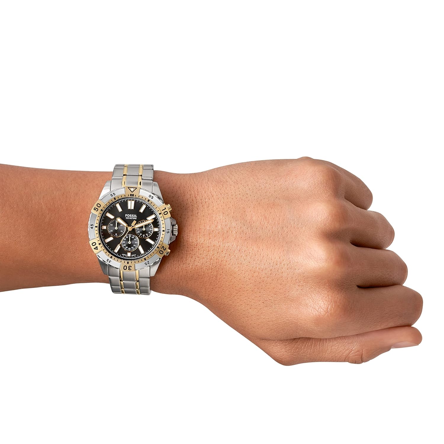 Fossil Garrett Analog Black Dial Men's Watch