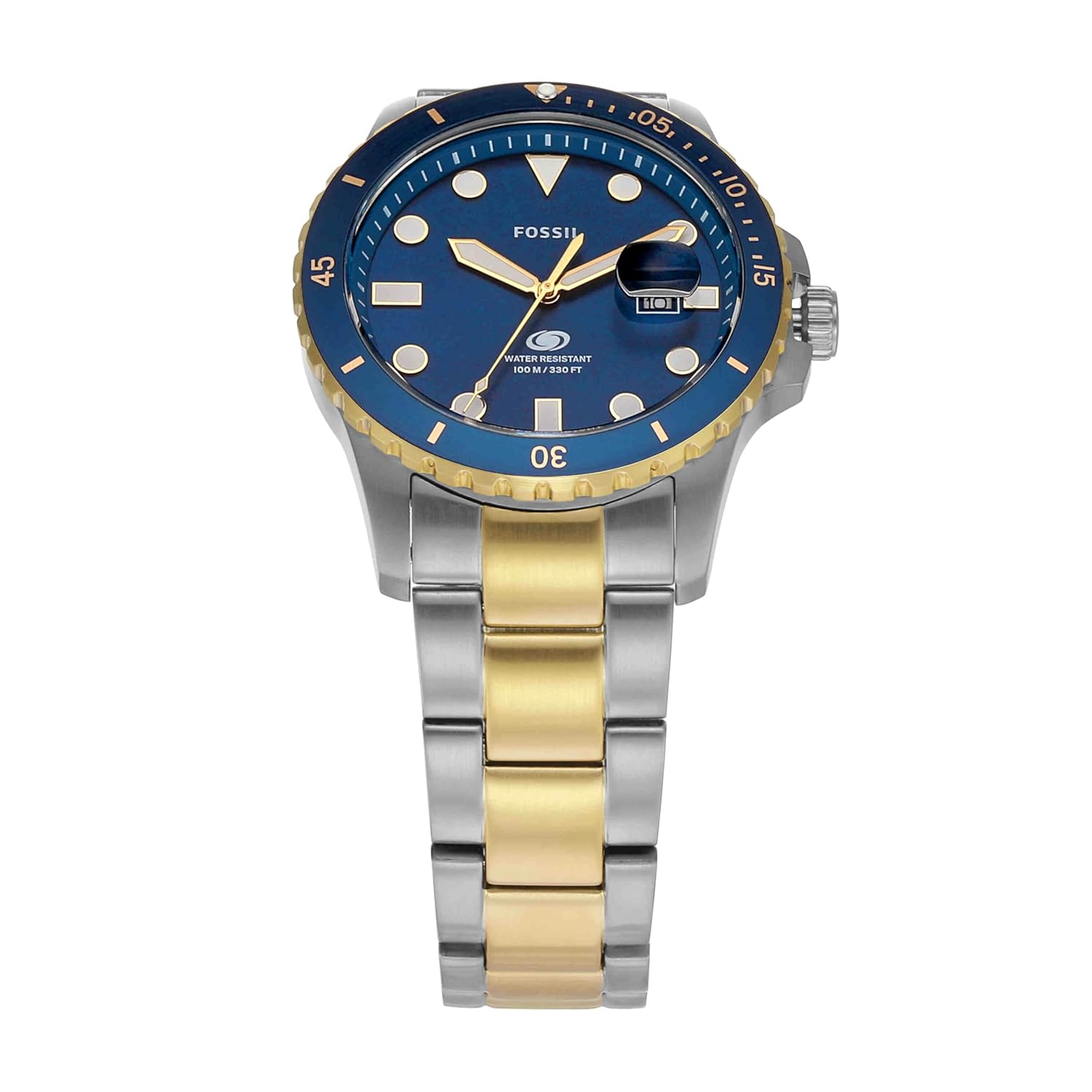 Fossil Blue Dive Two Tone Watch