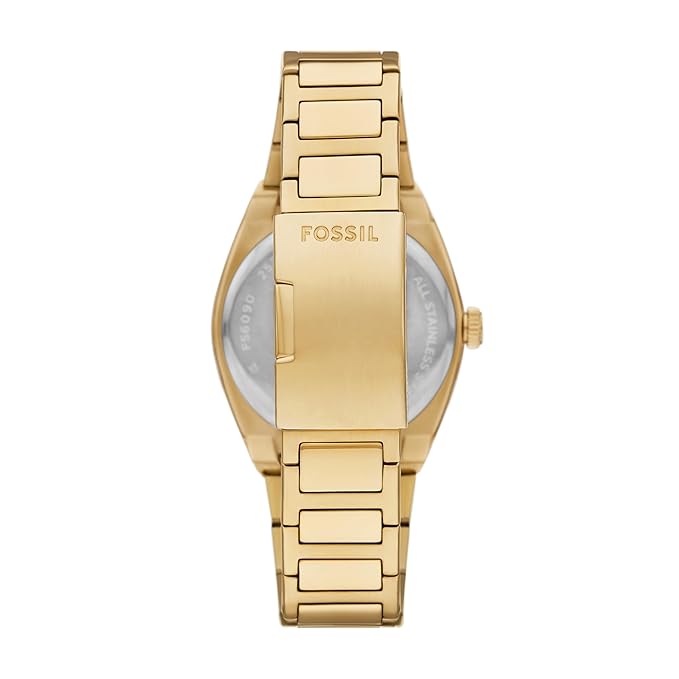 Fossil Men's Everett Gold Quartz Analog Stainless Steel Watch