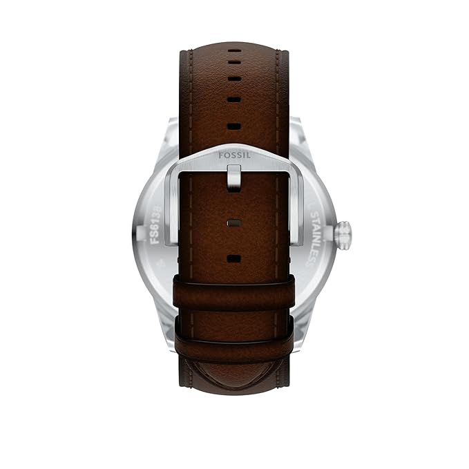 Fossil Pearson Brown Quartz Leather Watch