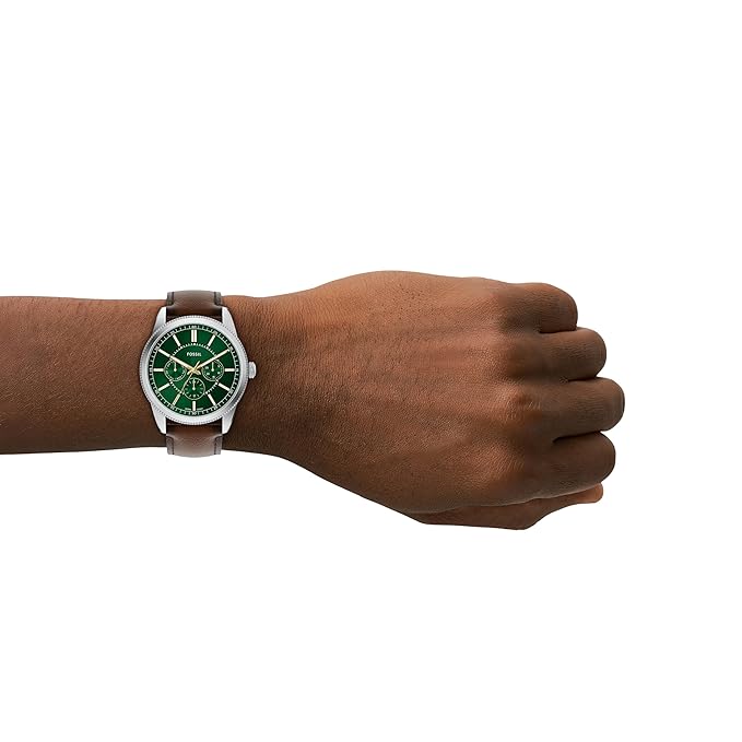 Fossil Pearson Brown Quartz Leather Watch