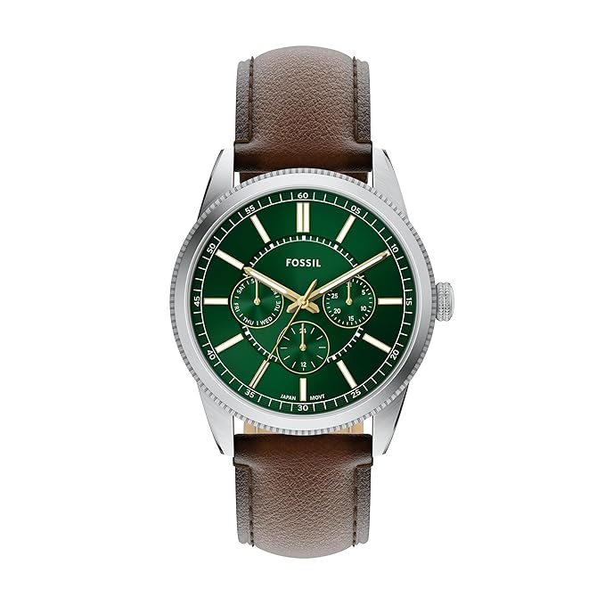 Fossil Pearson Brown Quartz Leather Watch
