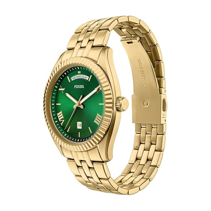 Fossil Campbell Gold Quartz Stainless Steel Watch