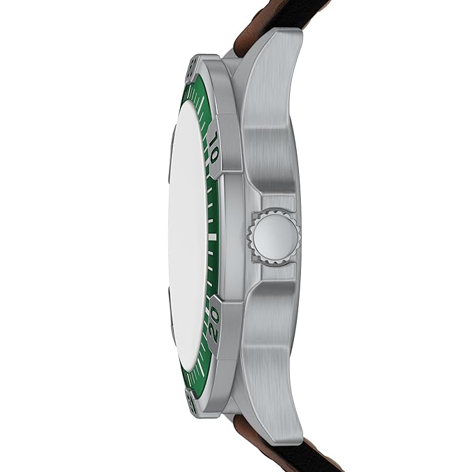 Fossil Garrett Brown Quartz Leather Watch