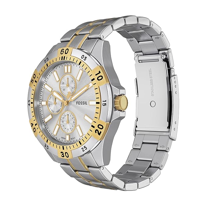 Fossil Garrett Multicolor Quartz Stainless Steel Watch