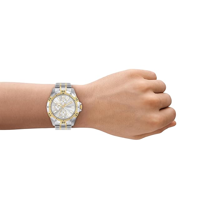 Fossil Garrett Multicolor Quartz Stainless Steel Watch