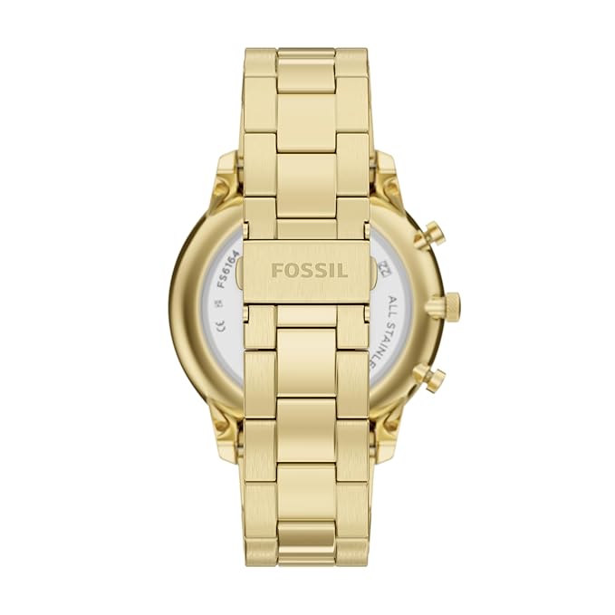Fossil Neutra Gold Quartz Stainless Steel Watch