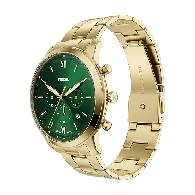 Fossil Neutra Gold Quartz Stainless Steel Watch