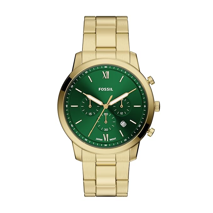 Fossil Neutra Gold Quartz Stainless Steel Watch