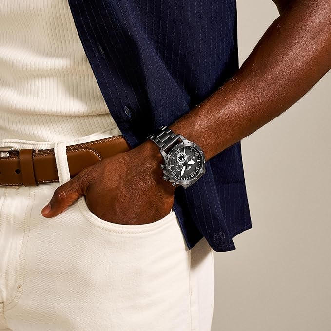 Fossil Analog Multi-Colour Dial Men's Watch