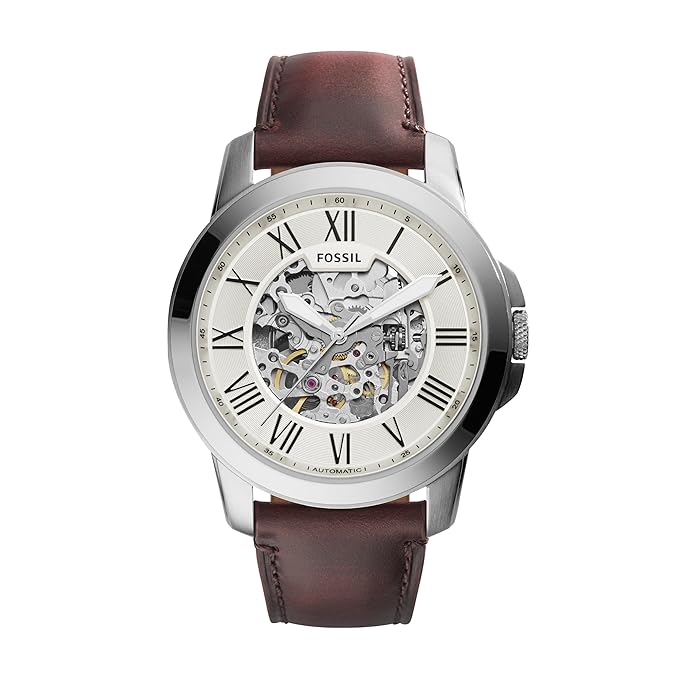 Fossil Grant Analog Off-White Dial Men's Watch