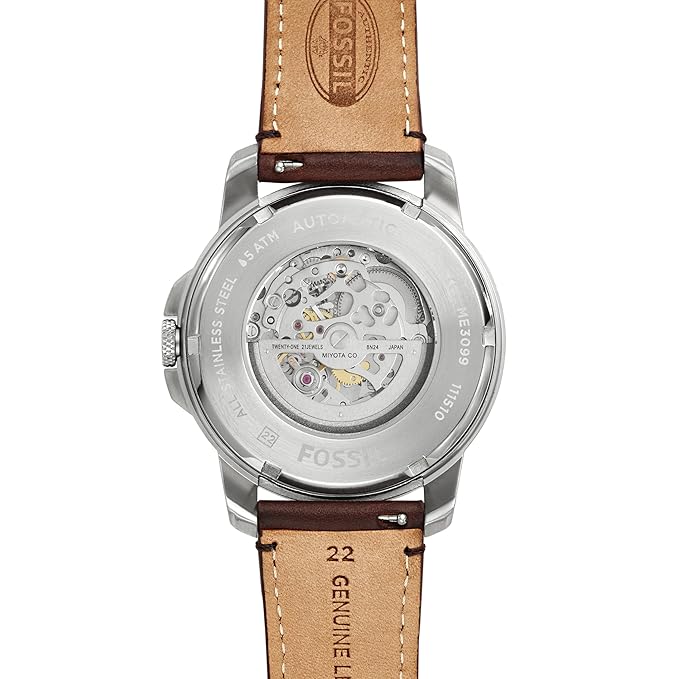 Fossil Grant Analog Off-White Dial Men's Watch