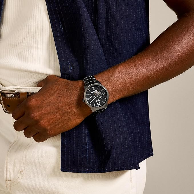 Fossil Analog Black Dial Men's Watch