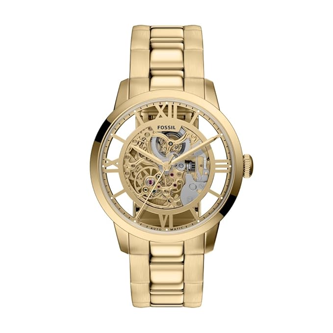 Fossil Townsman Gold Automatic Stainless Steel Watch ME3280