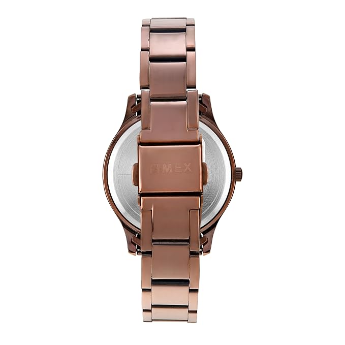TIMEX Analog Watch for Women with Round Dial & Water Resistant Women's Wrist Watches