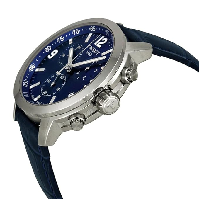 Tissot PRC 200 Chronograph Blue Dial Men's Watch
