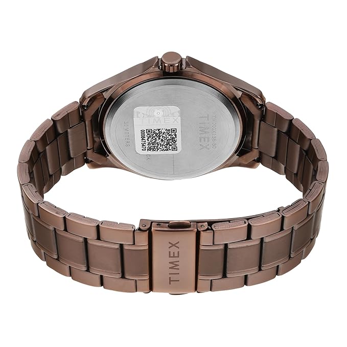 TIMEX Classics Analog Watch for Men with Round Dial & Water Resistant Man's Wrist Watches