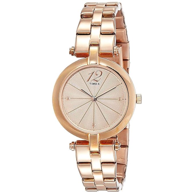 Timex Analog Light Brown Dial Women's Watch