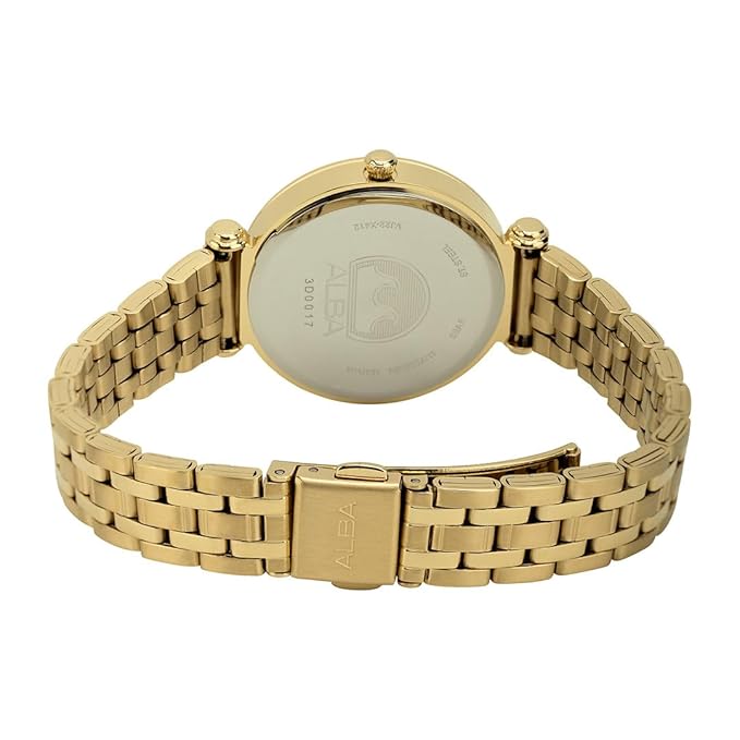 Alba AH7CP6X1 Golden Dial with Crystals