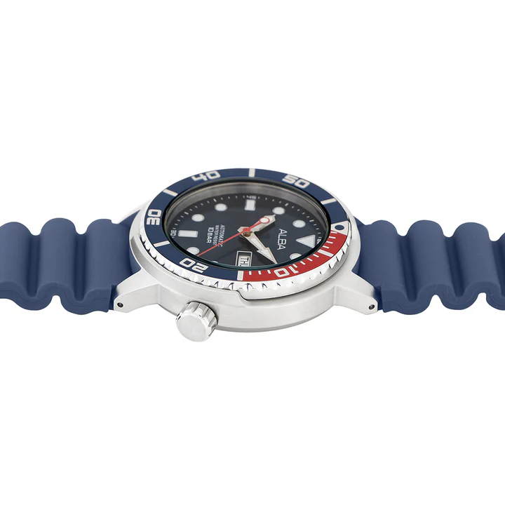 Alba Men's Silicone Wrist Analogue Watch