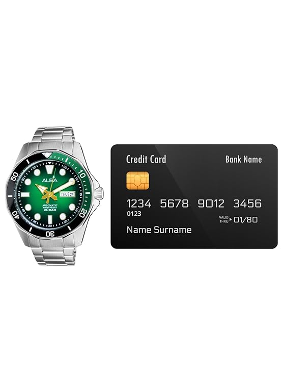 AL4537X1 Green-Black Gradation Dial Mechanical Watch