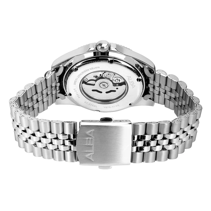 Green Sunray Dial Automatic Watch