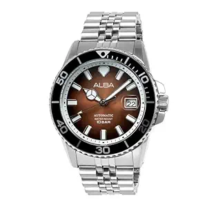 Alba AU4057X1 Caramel Dial Automatic Watch for Men