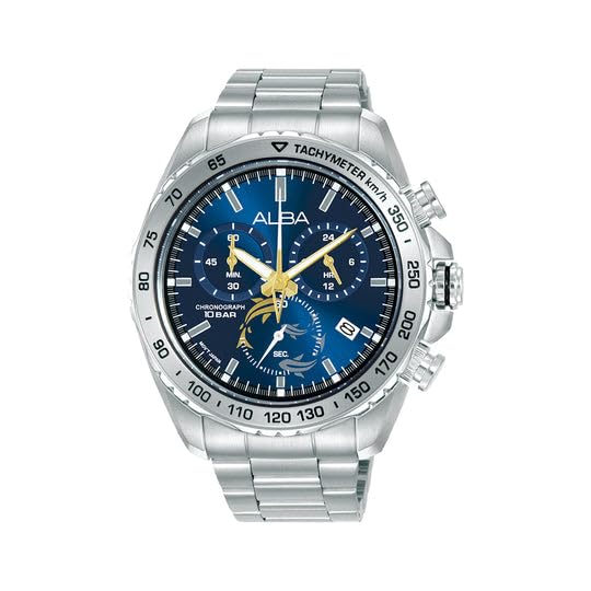 Alba Men's Light Blue Dial Chronograph Watch