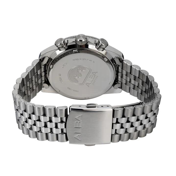 Deep Green Diver-Style Chronograph Watch