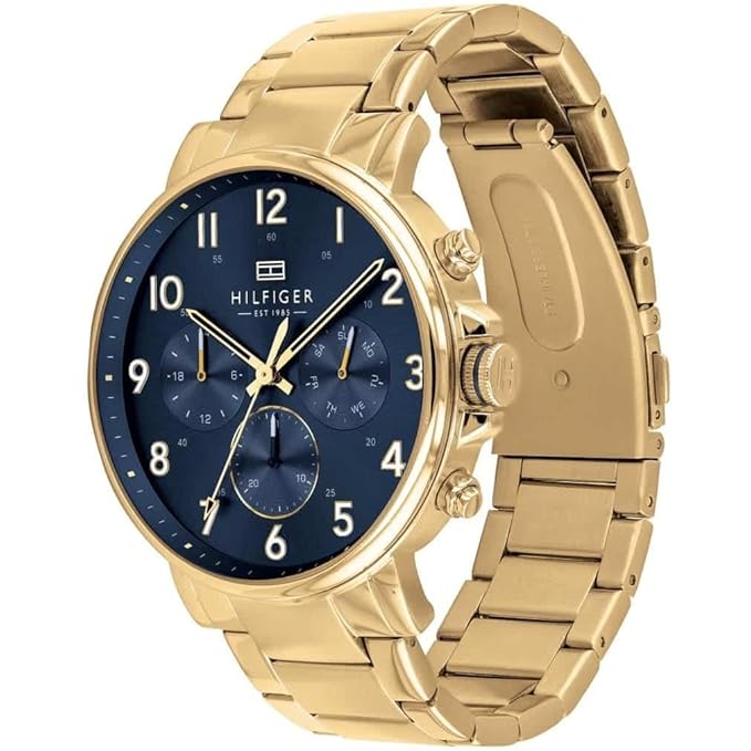 Tommy Hilfiger Multi-Function Gold Steel Men's Watch